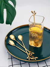 Load image into Gallery viewer, Gold Branch Design Tea &amp; Coffee Spoon
