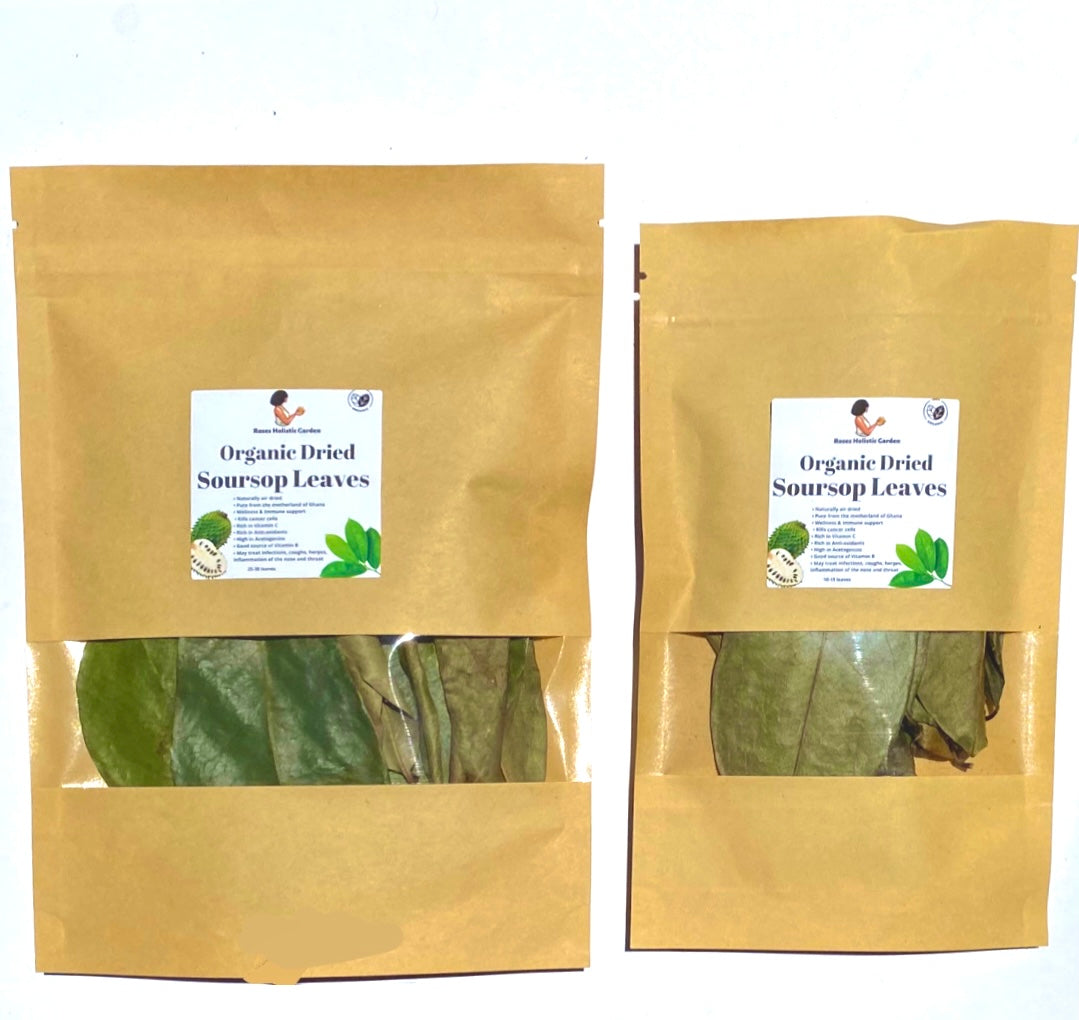 Organic Soursop Dried Leaves – Roses Holistic Garden